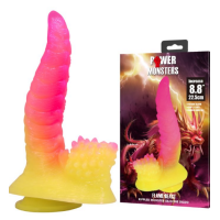 Power Monsters – Flame Beast 8.8″ (Pink/Yellow)